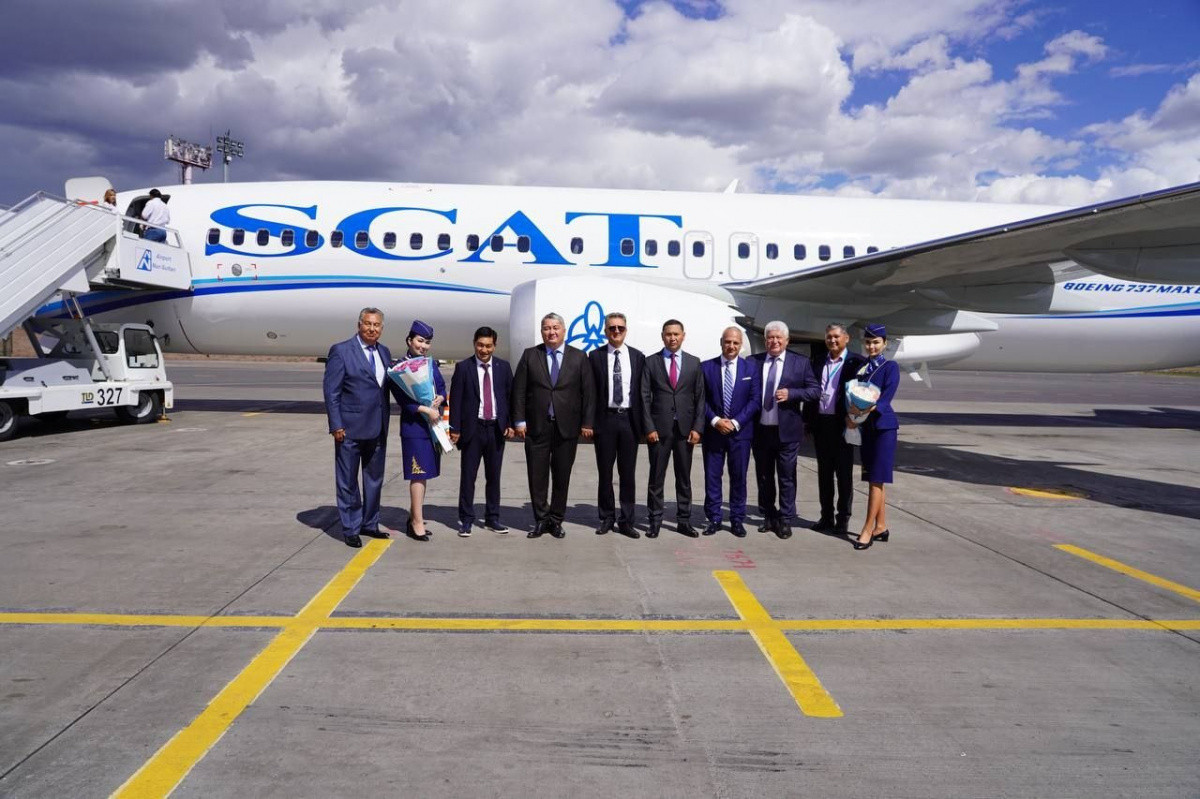 Флот казахстанской авиакомпании пополнился новым бортом с опцией бизнес-класса