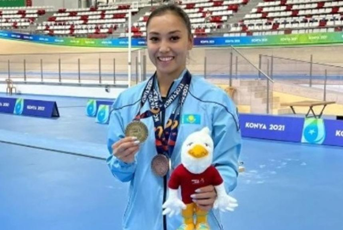 Kazakh gymnast wins 3 medals at Islamic Solidarity Games 2022