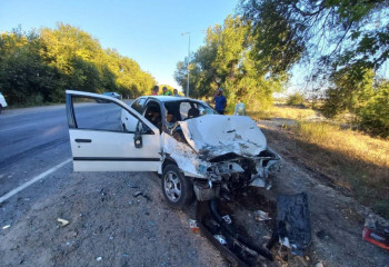 Жол апатына келе жатқан жедел жәрдем көлігі де апатқа ұшыраған