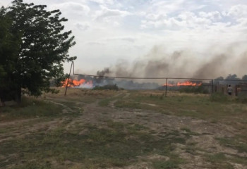 Пожар в ЗКО тушили порядка 200 человек