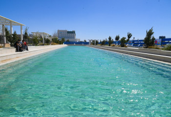 Түркістанда ерекше бассейін ашылды