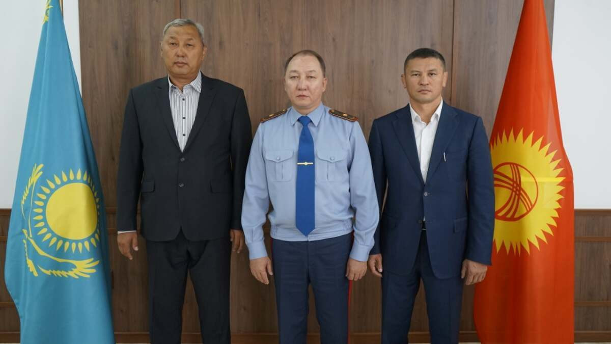 Делегация МВД Кыргызстана посетила Жамбылскую область
