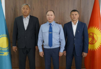 Жамбыл облысына Қырғыз Республикасы ІІМ делегациясы келді 