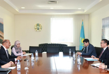 On meeting with Ambassador of Algeria