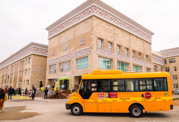 Ақмола облысындағы мектептерге 15 жаңа автобус берілді