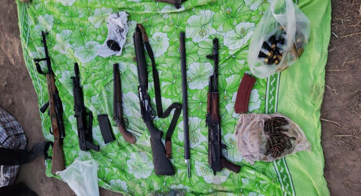 Два схрона огнестрельного оружия и боеприпасов найдено в Шымкенте
