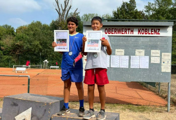 Қазақстандық жас теннисшілер халықаралық турнирлердің чемпионы атанды