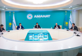 Партия «AMANAT» вступила с заявлением в поддержку  Послания Президента