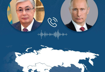 Состоялся телефонный разговор Касым-Жомарта Токаева с Владимиром Путиным