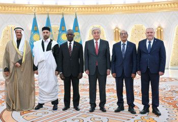 Tokayev receives credentials from foreign ambassadors