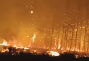 Қостанайдағы өрт: Озерный кентінің тұрғындары эвакуацияланды