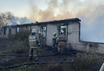 Один человек погиб при пожаре в Костанайской области