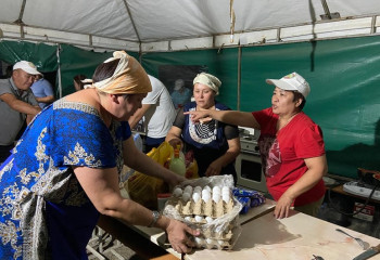 Қостанайдағы өрт: Зардап шеккендерге азық-түлік жіберіліп жатыр