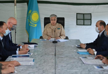 Kazakh President instructs to ensure compensations to those affected by wildfires