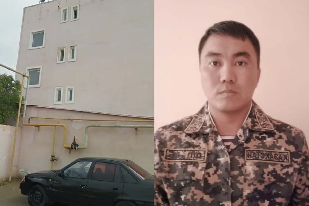 В Актау гвардеец спас мужчину, который пытался покончить жизнь самоубийством  