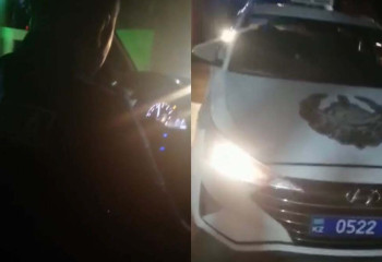 Роды в патрульной машине приняли полицейские Алматинской области