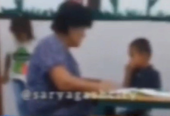 Избиение ребенка в частном саду попало на видео в Туркестанской области