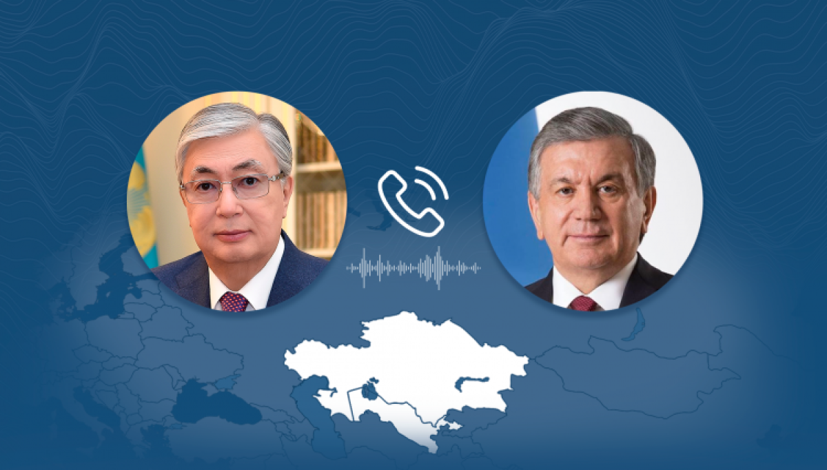 President of Uzbekistan, Kazakhstan hold a telephone conversation
