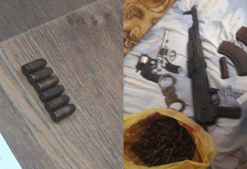 БҚО полицейлері қару-жарақтың толық арсеналын тәркіледі