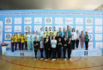 Көркем гимнастикадан жасөспірімдер мен балалар арасында ашық чемпионат басталды