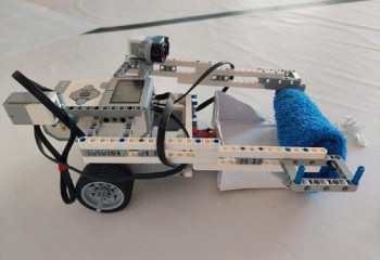 Робота для уборки мусора придумали школьницы Туркестанской области