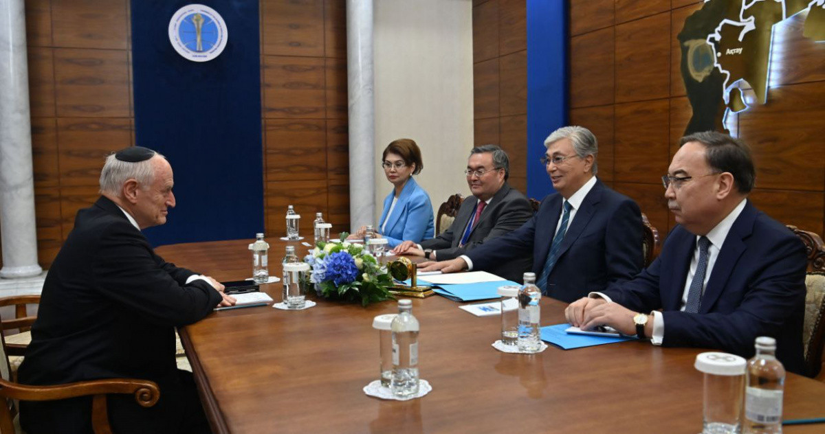 Токаев принял вице-председателя Конференции президентов еврейских организаций 