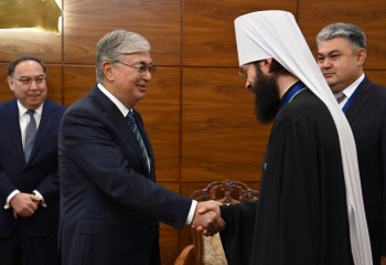 Мемлекет басшысы православие шіркеуінің өкілдерімен кездесті