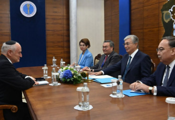 Президент Американың ірі еврей ұйымдары конференциясы төрағасының орынбасарын қабылдады