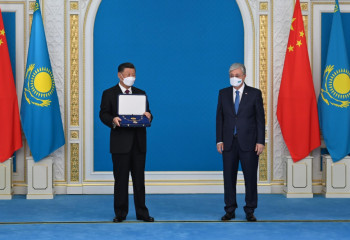 Президент ҚХР Төрағасы Си Цзиньпинді «Алтын Қыран» орденімен наградтады