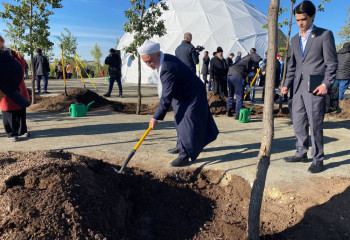 Елордада делегация өкілдері ағаш отырғызды