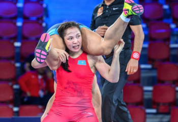 Kazakhstani Zhamilya Bakbergenova wins silver at World Wrestling Championships in Serbia