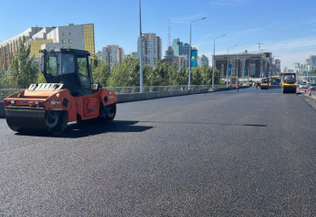 Елордада Сарайшық көпірінде жөндеу жұмыстары жалғасып жатыр