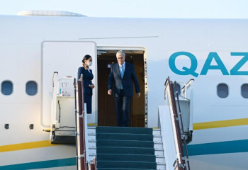 Tokayev arrives in New York for a working visit