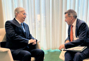Токаев встретился с Президентом Международного комитета Красного Креста
