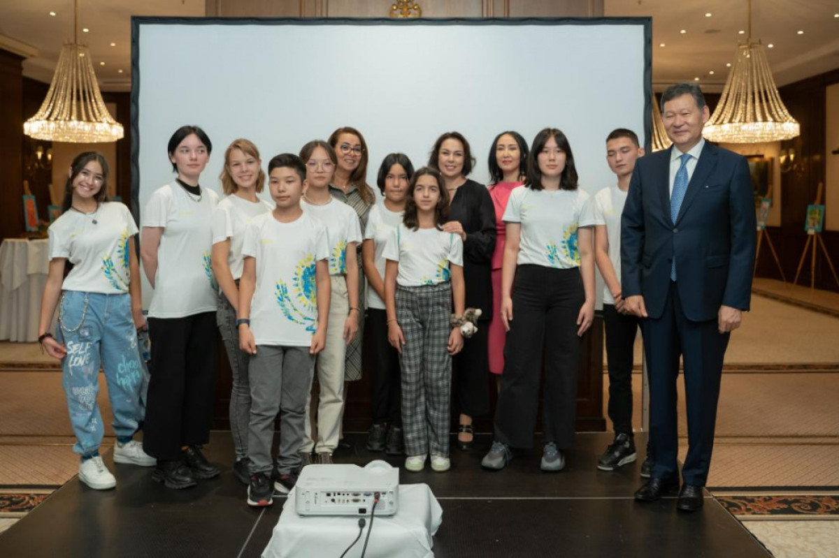 Kazakh children’s art exhibition organized in Austria