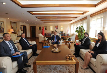 Посол Казахстана встретился с Министром культуры и туризма Турции