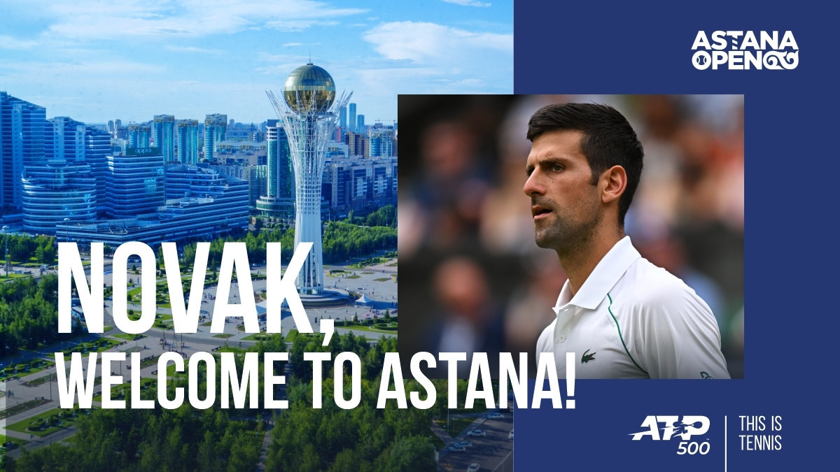Новак Джокович сыграет на Astana Open  
