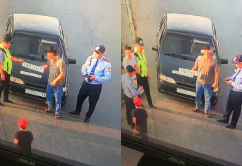 Шымкентте жалған нөмір таққан көлік жүргізушісі ұсталды