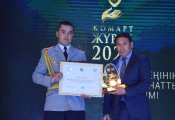 Полицейский стал “Человеком года” в Атырау