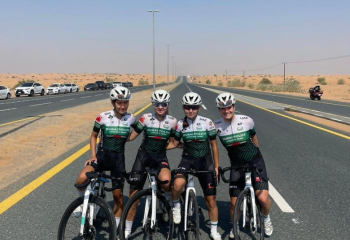 Kazakhstani wins cycling race in UAE