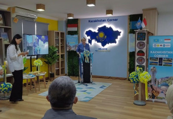 Kazakhstan’s corner opened at UPNV Jakarta National Development University