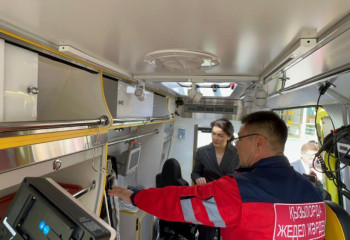 Денсаулық сақтау министрі Қызылордадағы Жедел жәрдем станциясына барды