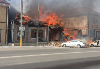 В Генпрокуратуре назвали причину пожара в оружейном магазине Костаная