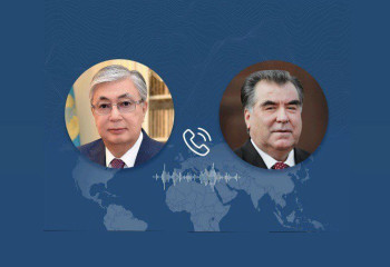 Kazakhstan and Tajikistan Presidents talk over phone