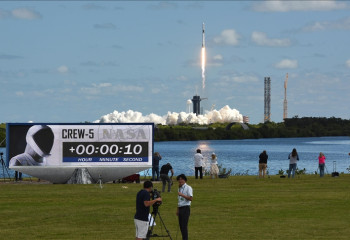 NASA, SpaceX launch new crew including 1st Native American to space station