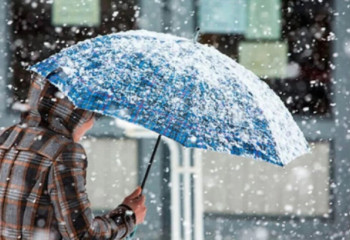 Демалыс күндері елдің солтүстігі мен шығысында қар аралас жаңбыр жауады