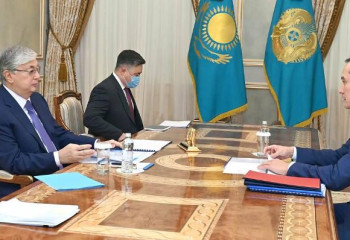  Президент «QazaqGaz» ҰК» АҚ Басқарма төрағасы Санжар Жаркешовті қабылдады