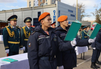 Азаматтық қорғау академиясы. 100 курсант ант берді