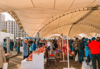 Около 1 тысячи тонн продукции привезли фермеры СКО в столицу