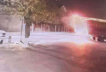 Сельчанин поджег грузовик и наблюдал за пожаром